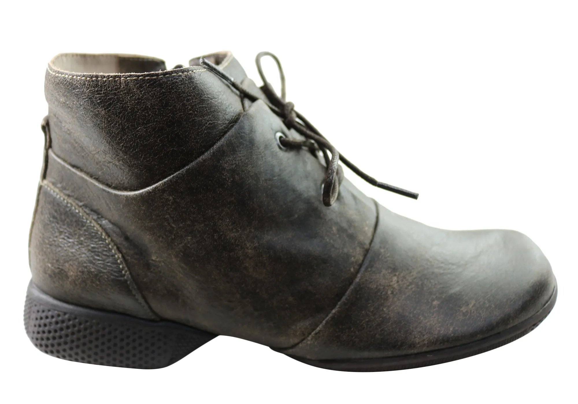 J Gean Angie Womens Comfortable Leather Ankle Boots Made In Brazil Running