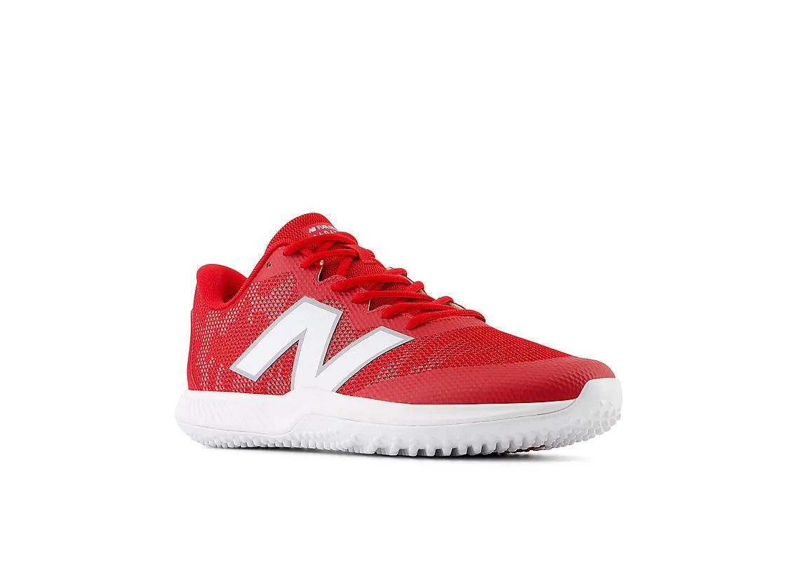 Rock Guard New Balance Men's FuelCell 4040 V7 Turf Baseball Shoes - Team Red / White - T4040TR7