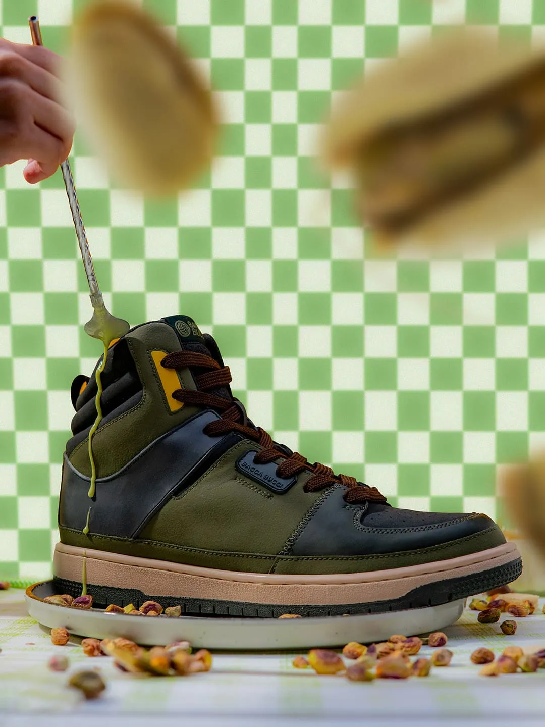 Bacca Bucci Gourmet Collection: High-Top Sneakers Inspired by Dessert Indulgence Early Jog