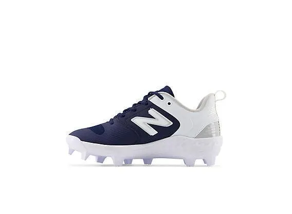 Queen Fit Performance New Balance Women's Fresh Foam Velo V3 Molded Softball Cleats - Navy with White - SPVELON3