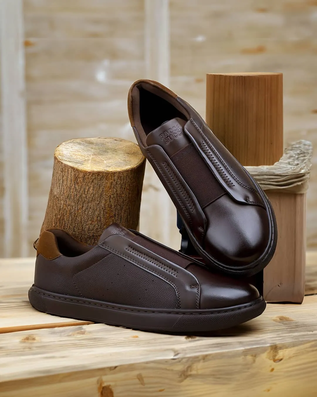 Bacca Bucci BOARDROOM Vegan Leather Sneakers Gala Ready Long Routine