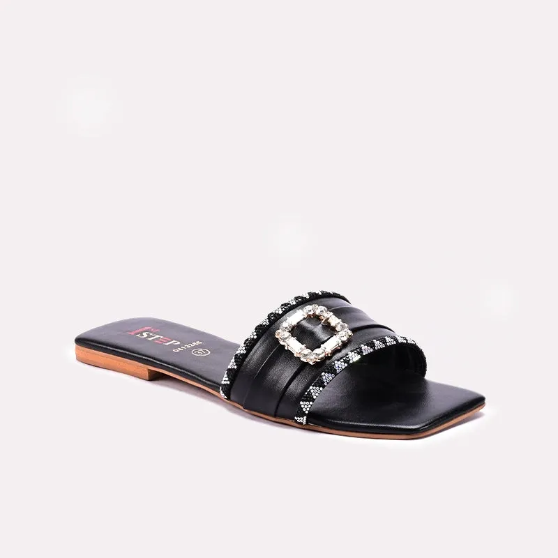 Versatile Womens Black Casual Flats 0413286
