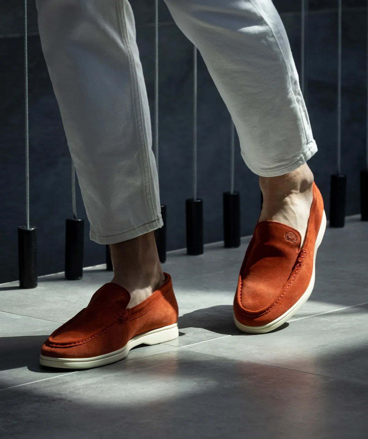 Mocassin MONACO Daim Brique Legacy Cut American Shade