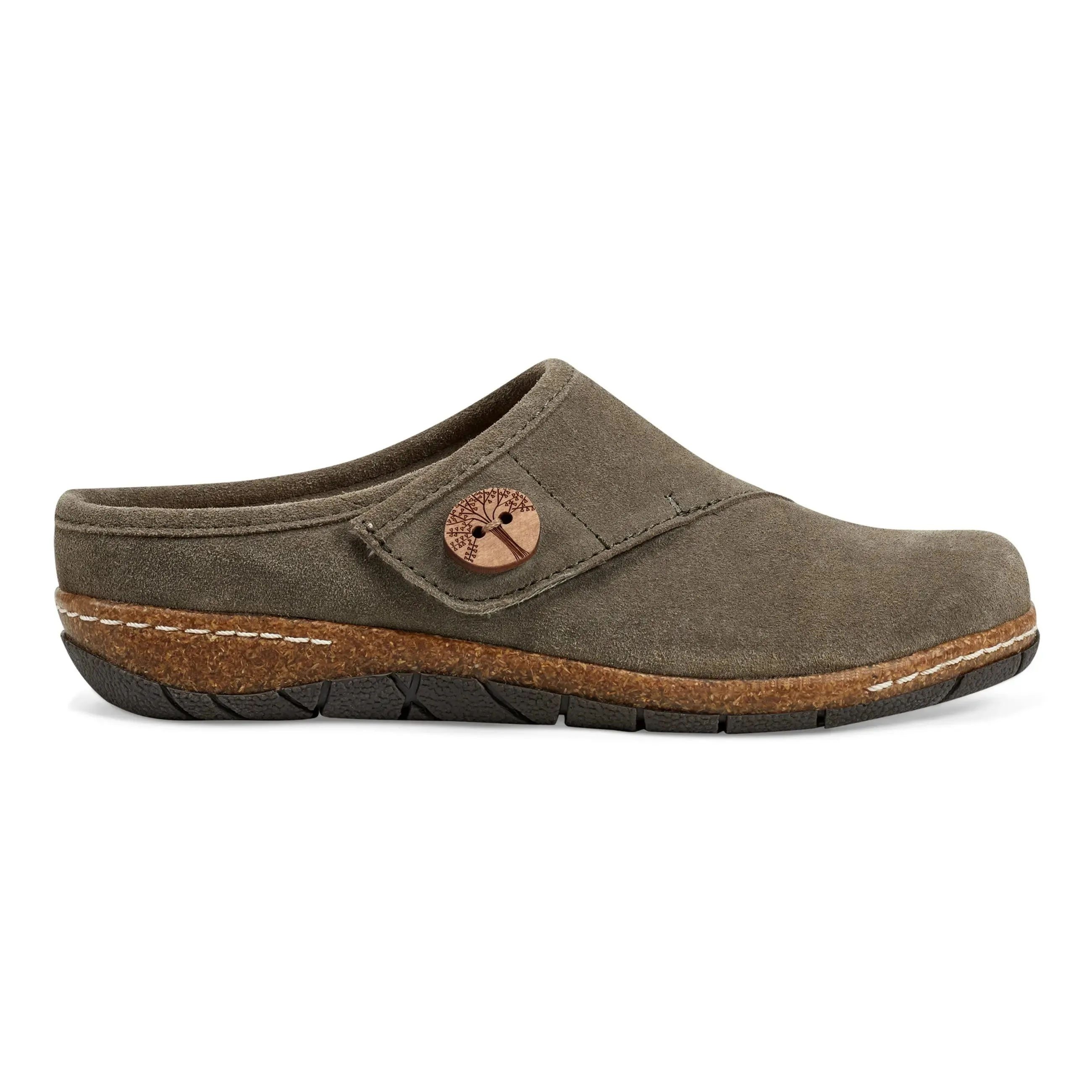 Ezra Round Toe Casual Slip-on Flat Clogs Eco Friendly Backpacking Trip