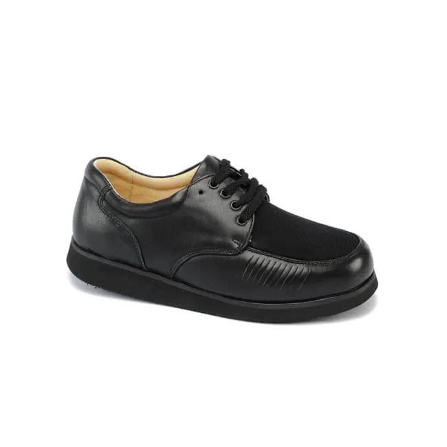 Mt. Emey 608 Black - Women's Lycra Casual Shoes Leather Finish