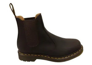 Dr Martens 2976 YS Crazy Horse Unisex Leather Chelsea Boots Cushioned Step Winter Walker