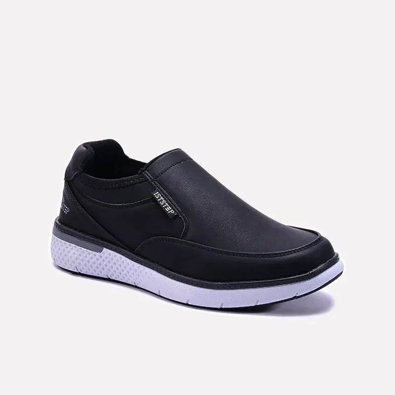 Functional Wear ActiveUse Flexi Step Black Sneaker Shoes 0120517