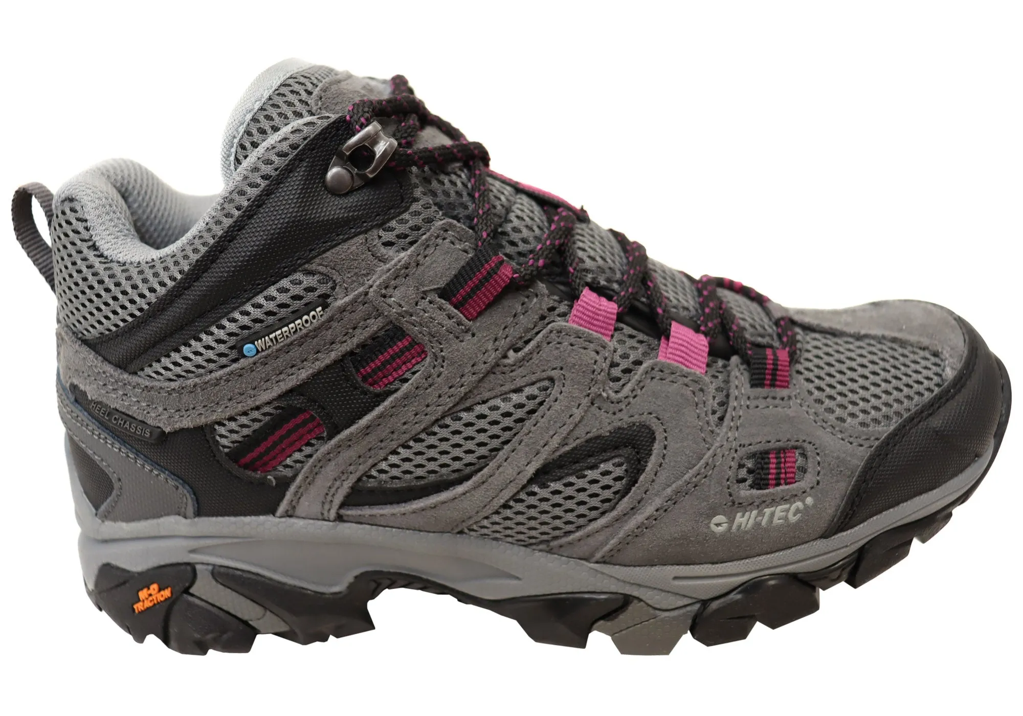 Airport Look Shockproof Hi Tec Womens Ravus Vent Mid Waterproof Hiking Boots