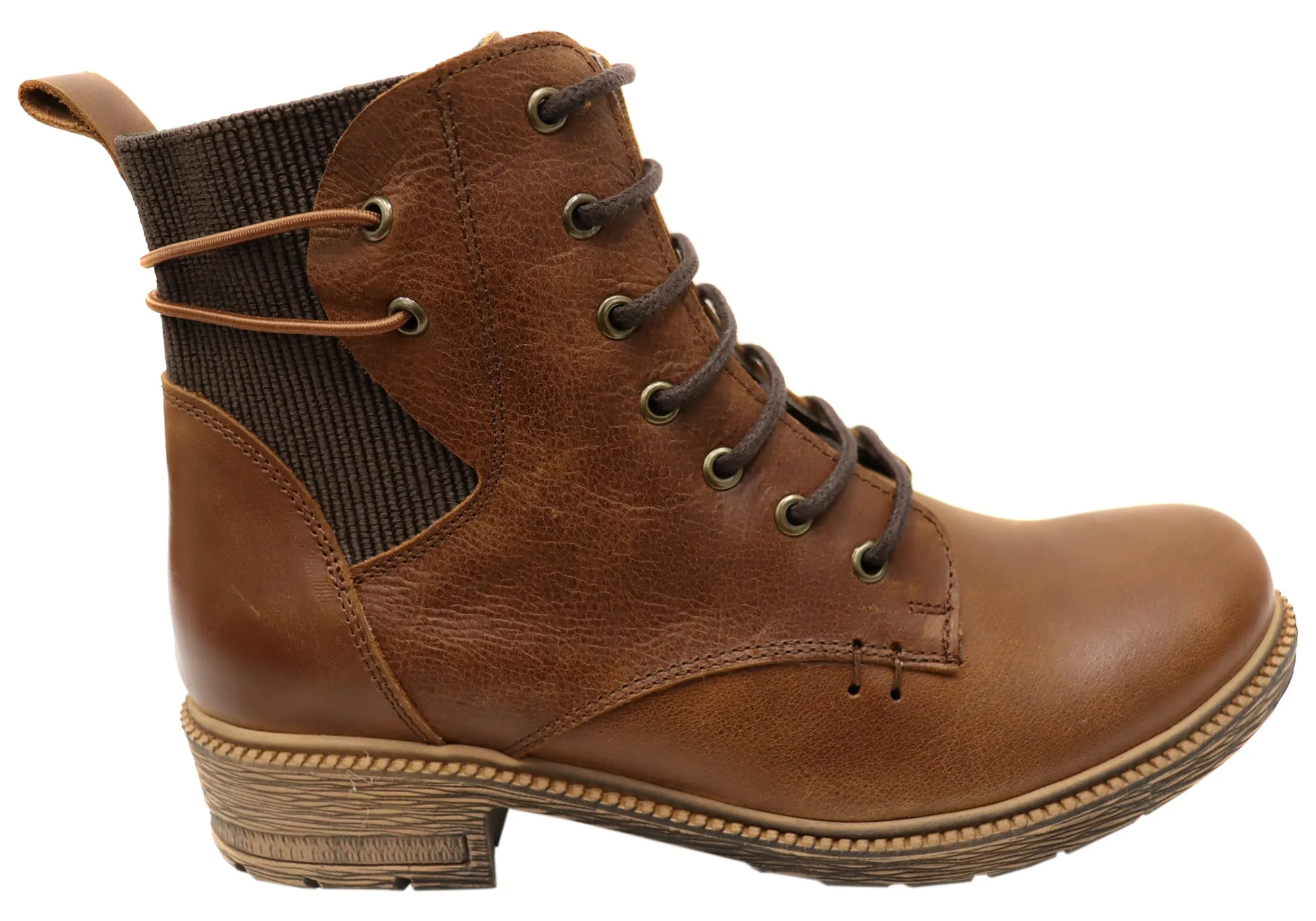 Smart Style Orizonte Jaquel Womens European Comfortable Leather Ankle Boots