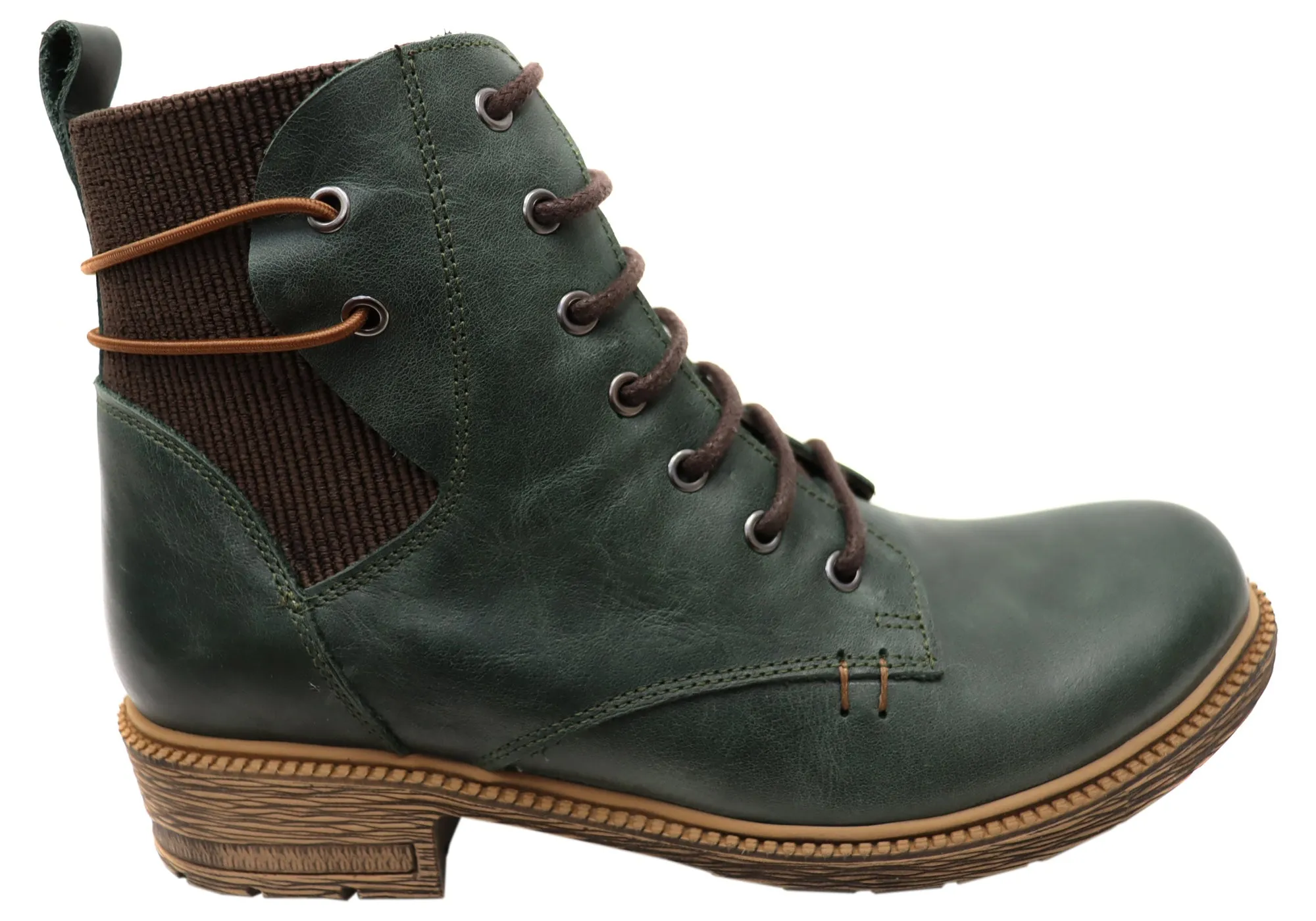 Padded Interior Hiking Trails Orizonte Jaquel Womens European Comfortable Leather Ankle Boots