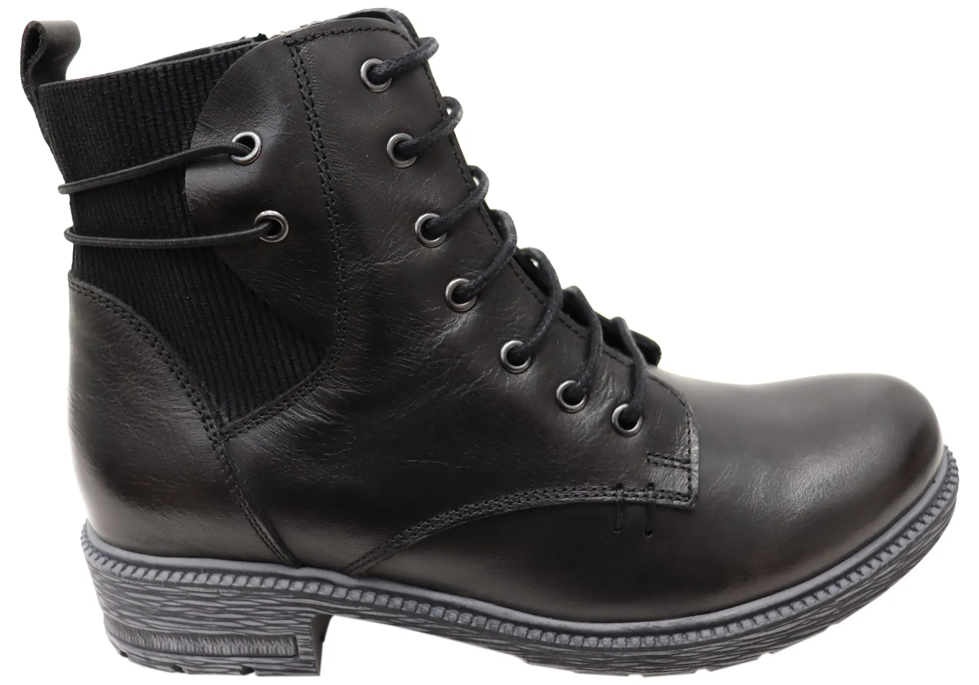 Orizonte Jaquel Womens European Comfortable Leather Ankle Boots Wild Soul Anti   Bacterial