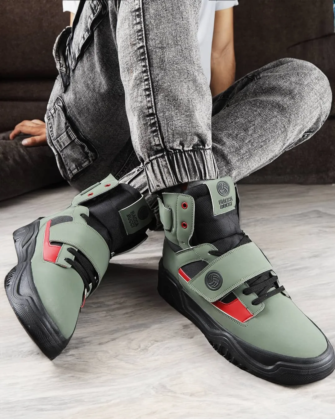 Bacca Bucci DENVER High-Top Sneakers Low Top Celebrity Vibe