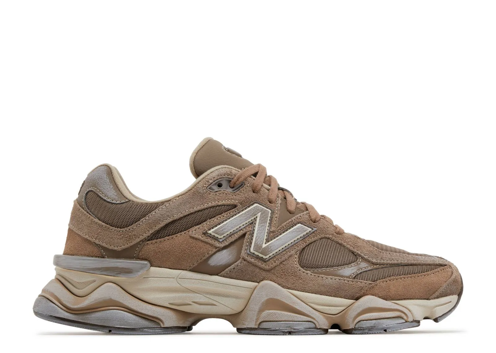 New Balance 9060 Mushroom Brown Padded Comfort Cold Weather Hero Mode