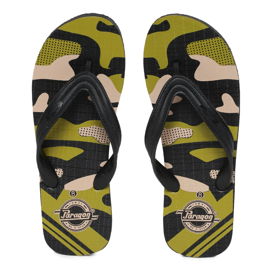 MidTop Paragon  HWK3717G Men Stylish Lightweight Flipflops | Casual & Comfortable Daily-wear Slippers for Indoor & Outdoor | For Everyday Use