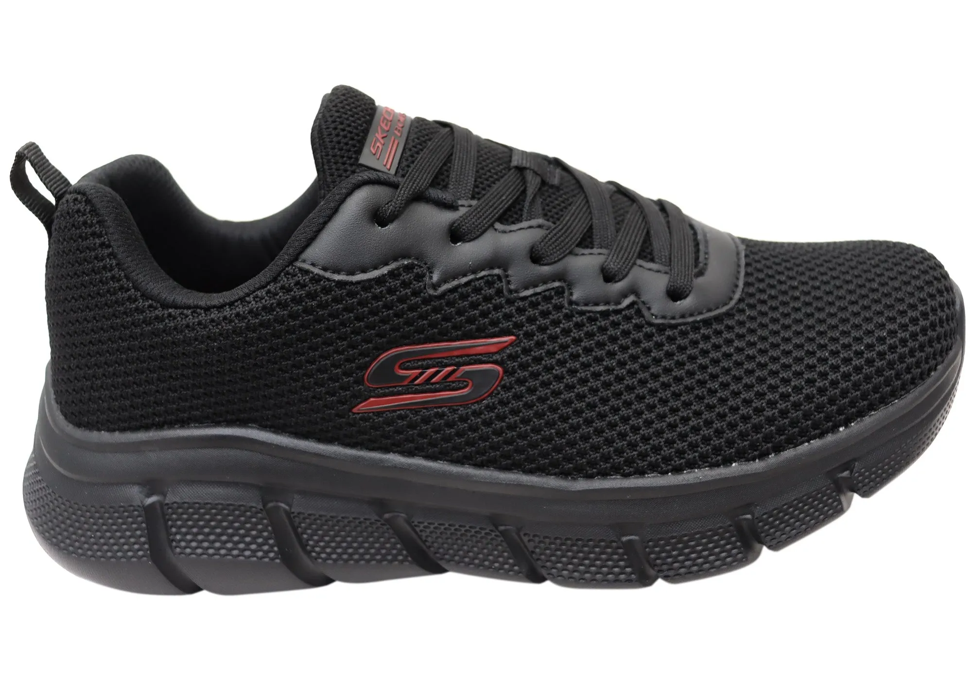 Skechers Mens BOBS Sport B Flex Chill Edge Comfortable Lace Up Shoes Travel Essential Seamless Support