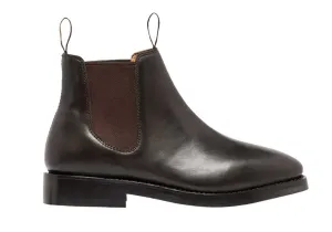 Mustang Mens Signature Pull Up Brown Leather Boots Dad Mode Feather Light Snow Trekker
