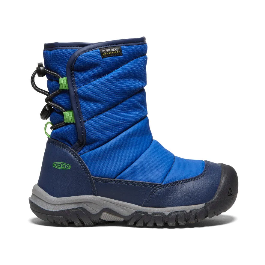 ArchSupport All Weather Urban Commute Little Kids' Puffrider Waterproof Winter Boot  |  Naval Academy/Surf