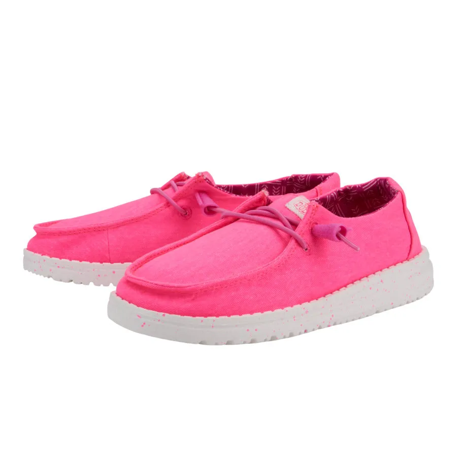 Smart Comfort Wendy Youth Stretch Canvas - Neon Pink
