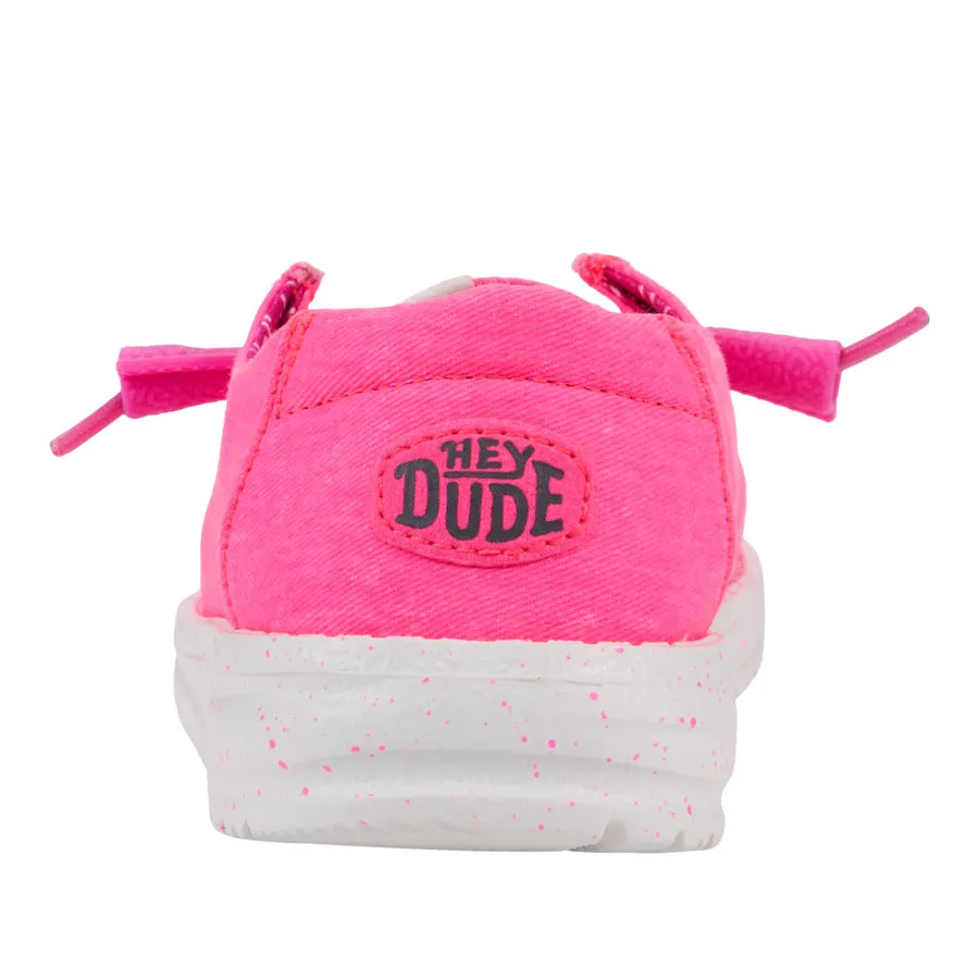 Soft Grip Wendy Youth Stretch Canvas - Neon Pink