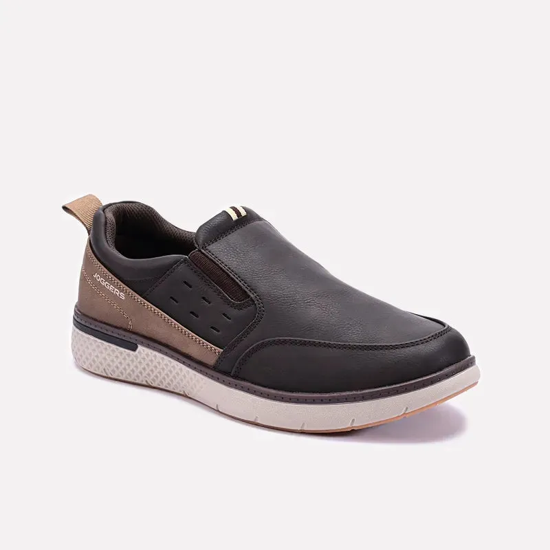 Brown Slip On Casual Sneakers 0120584 Indoor Wear