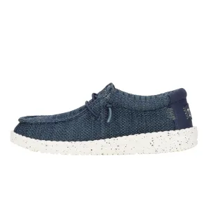 Trendy Appearance Cushion Layer Wally Youth Stretch Sox - Navy