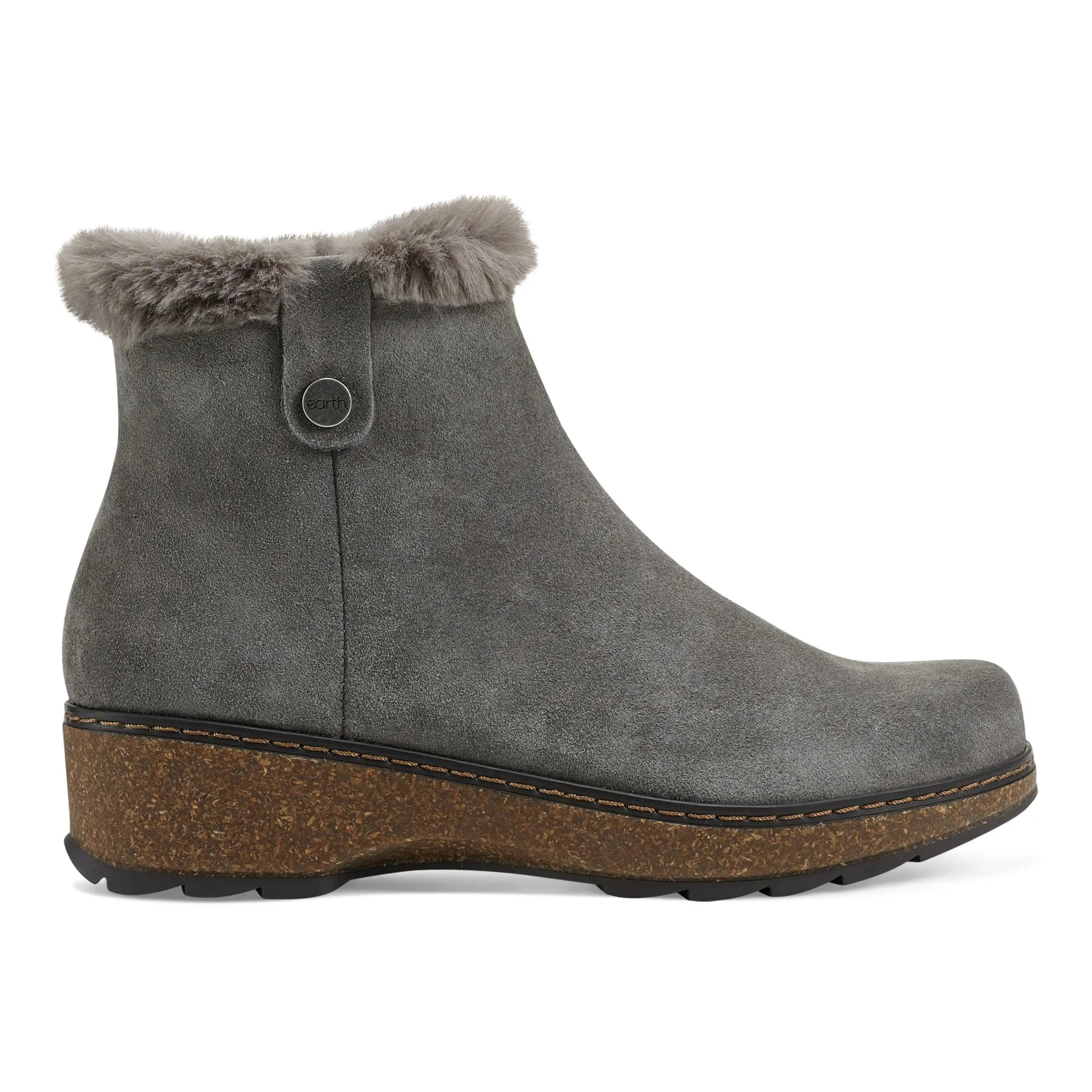 Kim Cold Weather Round Toe Casual Booties Durable Build Airport Travel Night Out