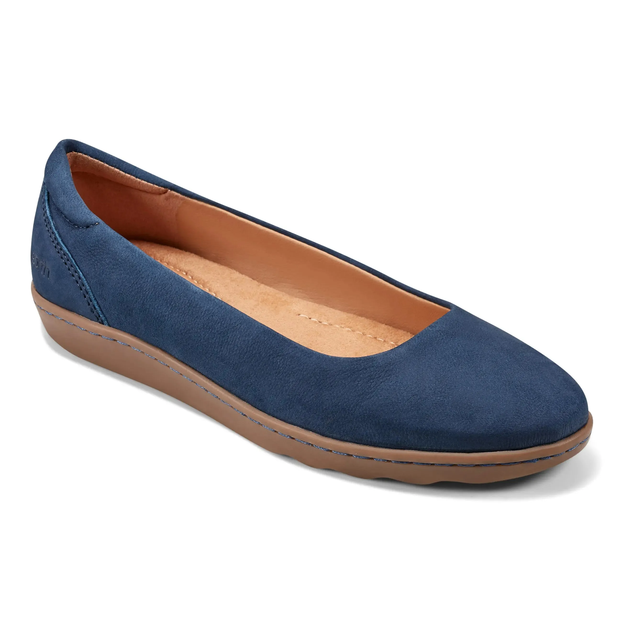 Landen Round Toe Casual Flats Reinforced Seams Sun Guard