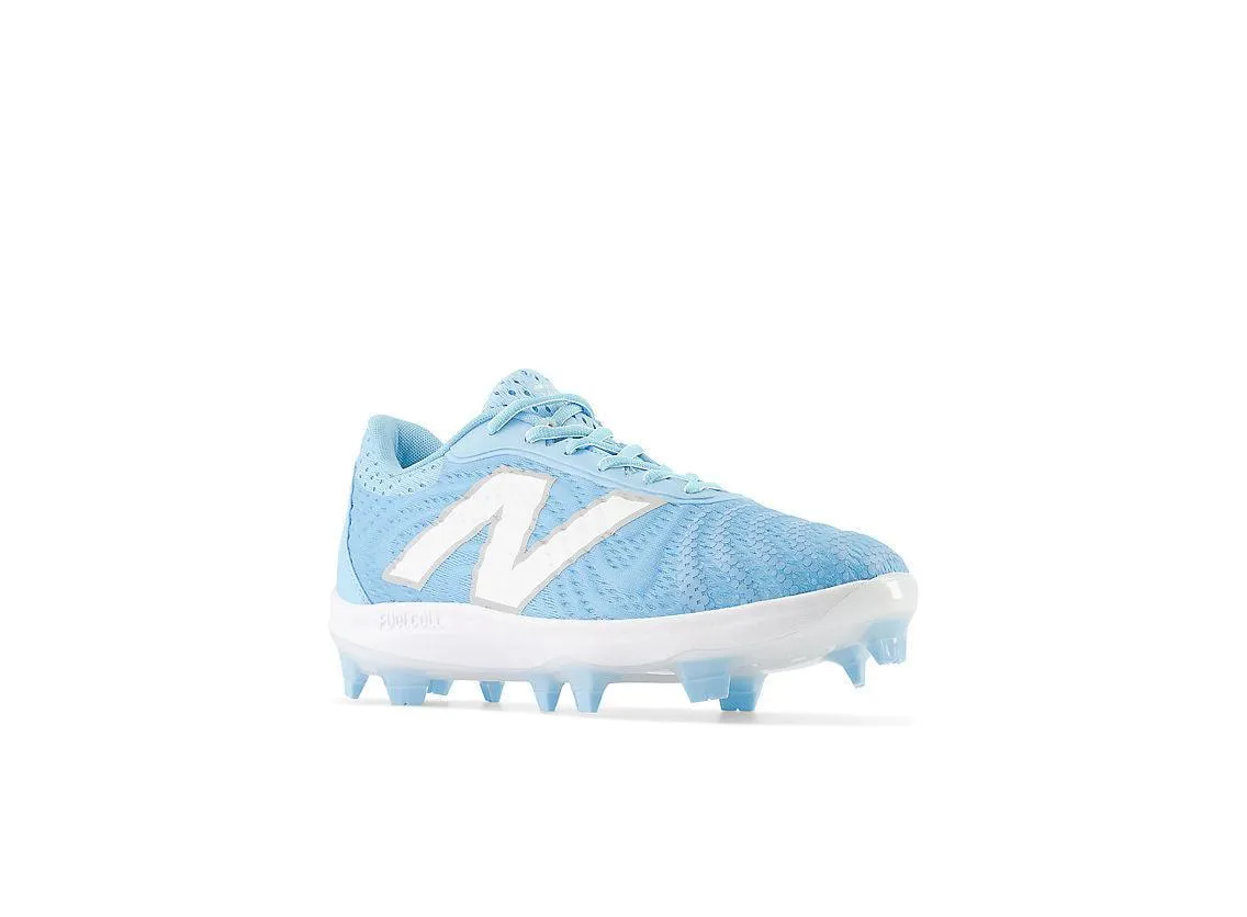 Heart Glow New Balance Men's FuelCell 4040 V7 Molded Baseball Cleats - Sky Blue / White - PL4040C7