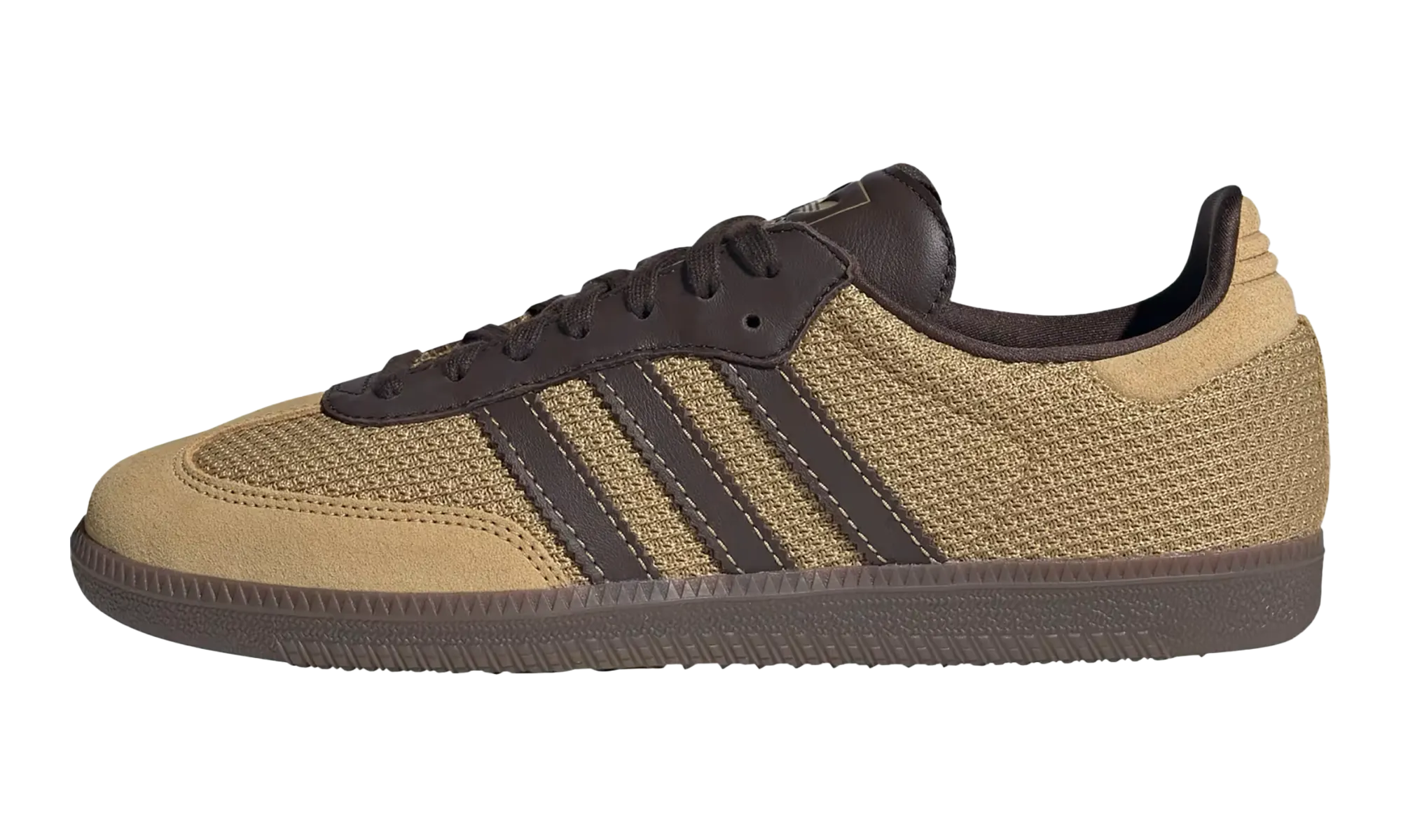 Short Trip Durable Material SAMBA OG "Golden Beige Dark Brown"