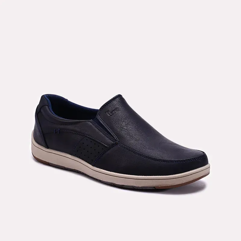 Loose Fit Blue Slip On Sneakers 0120607