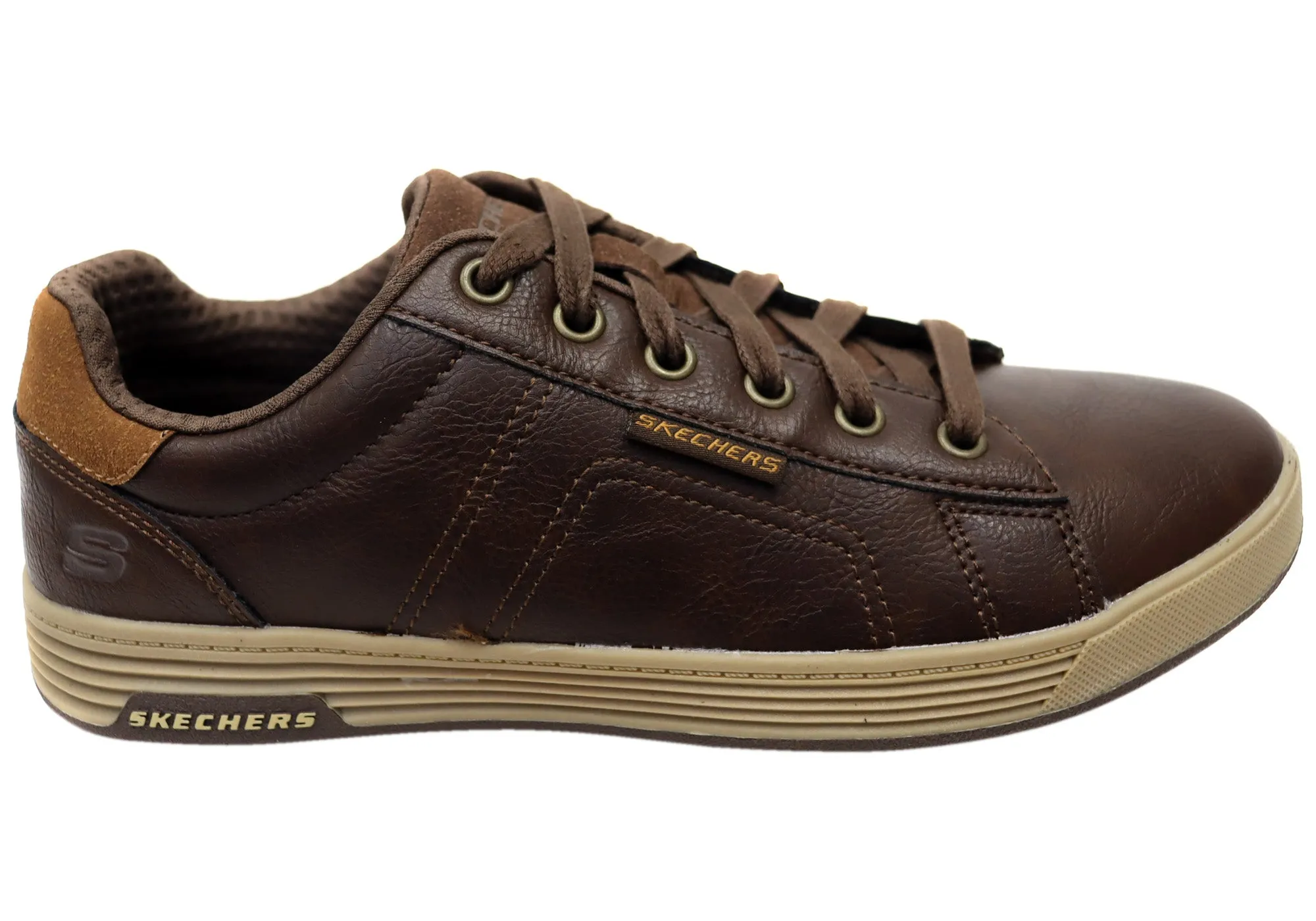 Skechers Mens Cavell Hensley Comfortable Lace Up Casual Shoes Comfortable Design