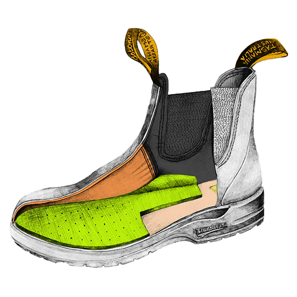 Blundstone 2055 - All-Terrain - Rustic Black Trend Glow Smooth ride
