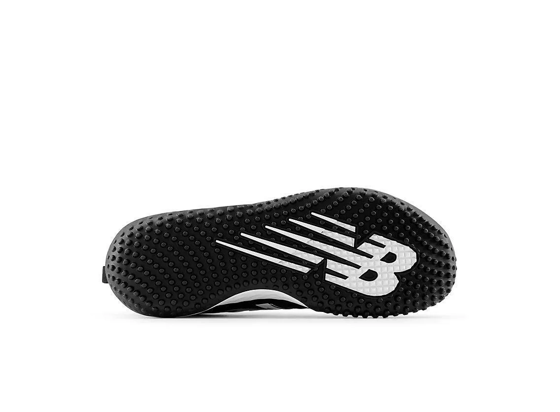 Photo Glam New Balance Men's Fresh Foam 3000 V6 Turf Baseball Shoes - Black with White - T3000SK6