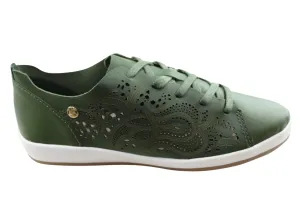 Heat Step Anti   Odor Bottero Josie Womens Comfortable Leather Casual Shoes Made In Brazil