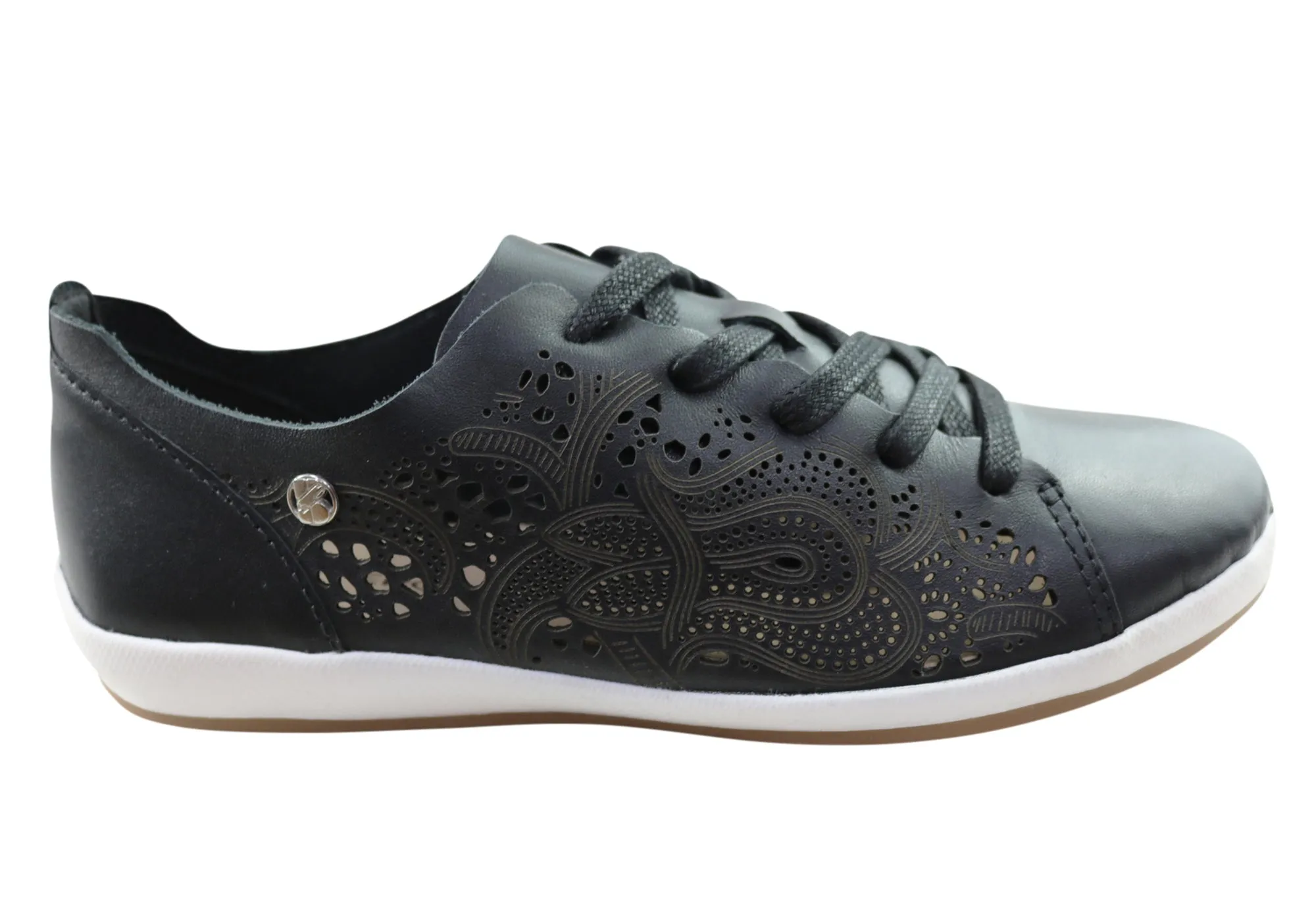 Easy Lifestyle Bottero Josie Womens Comfortable Leather Casual Shoes Made In Brazil