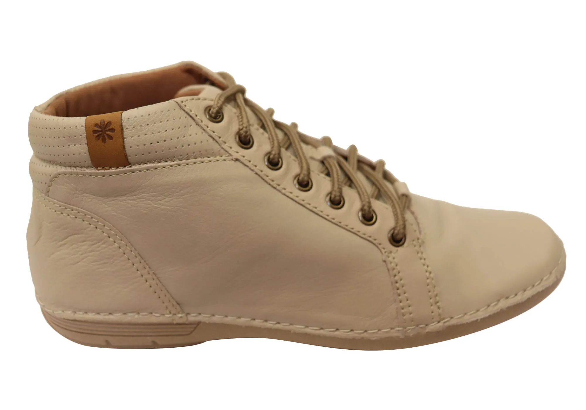 New Face Milena Womens Comfortable Leather Ankle Boots Made In Brazil Washable High Quality Leather
