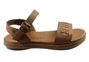 New Face Paradise Womens Comfortable Leather Sandals Made In Brazil All Fit Smart Design