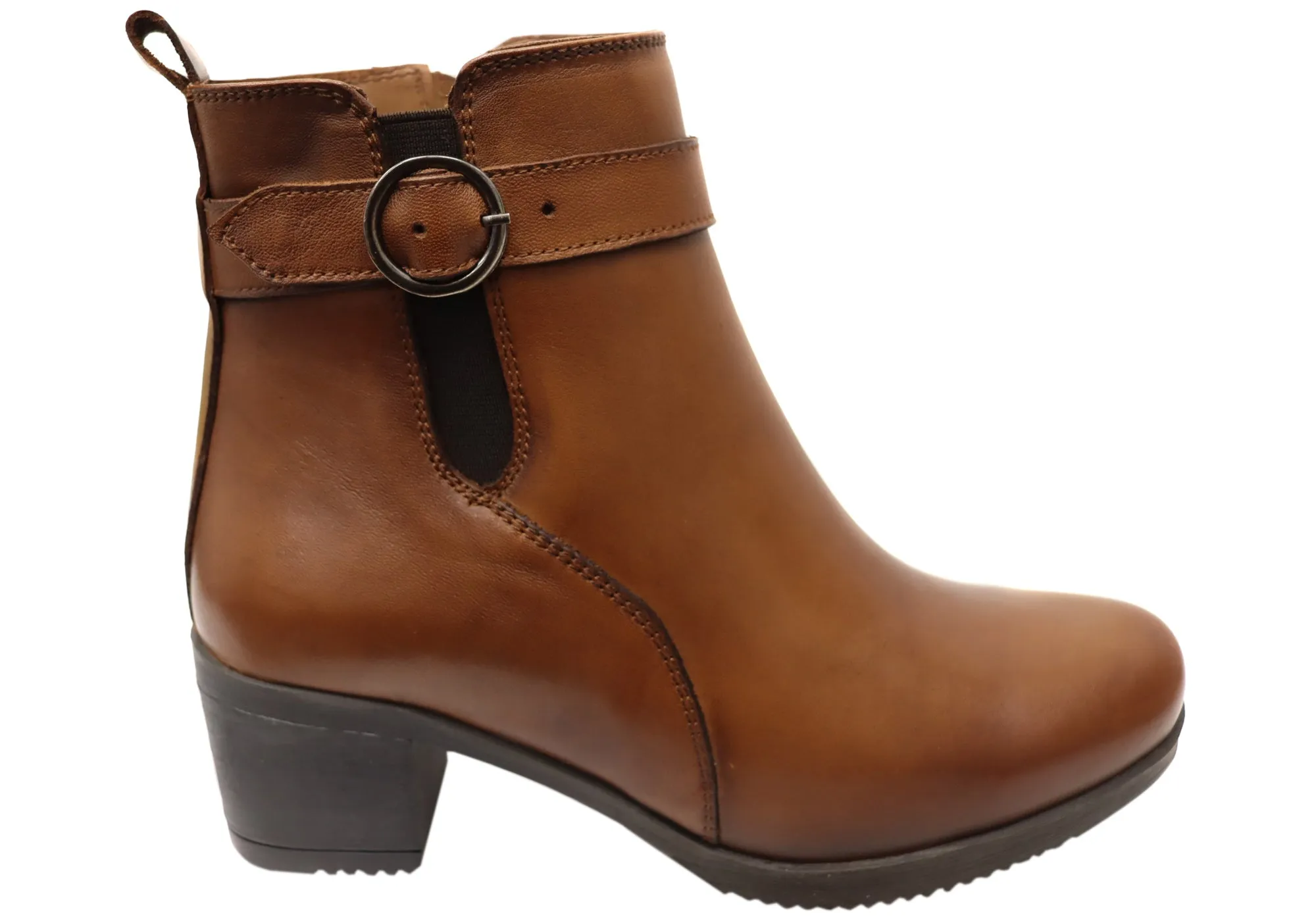 Durable Shell Active Nomad Versatile Look Orizonte Aquem Womens European Comfortable Leather Ankle Boots