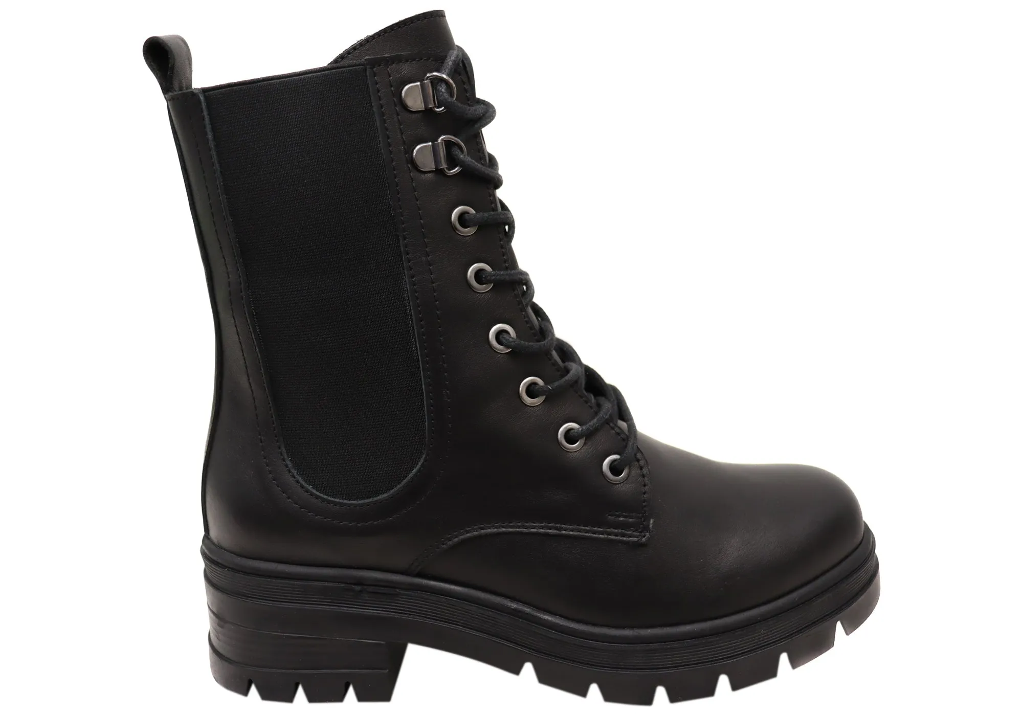 Orizonte Hillcrest Womens European Comfortable Leather Boots Trendy Protection Workplace Use