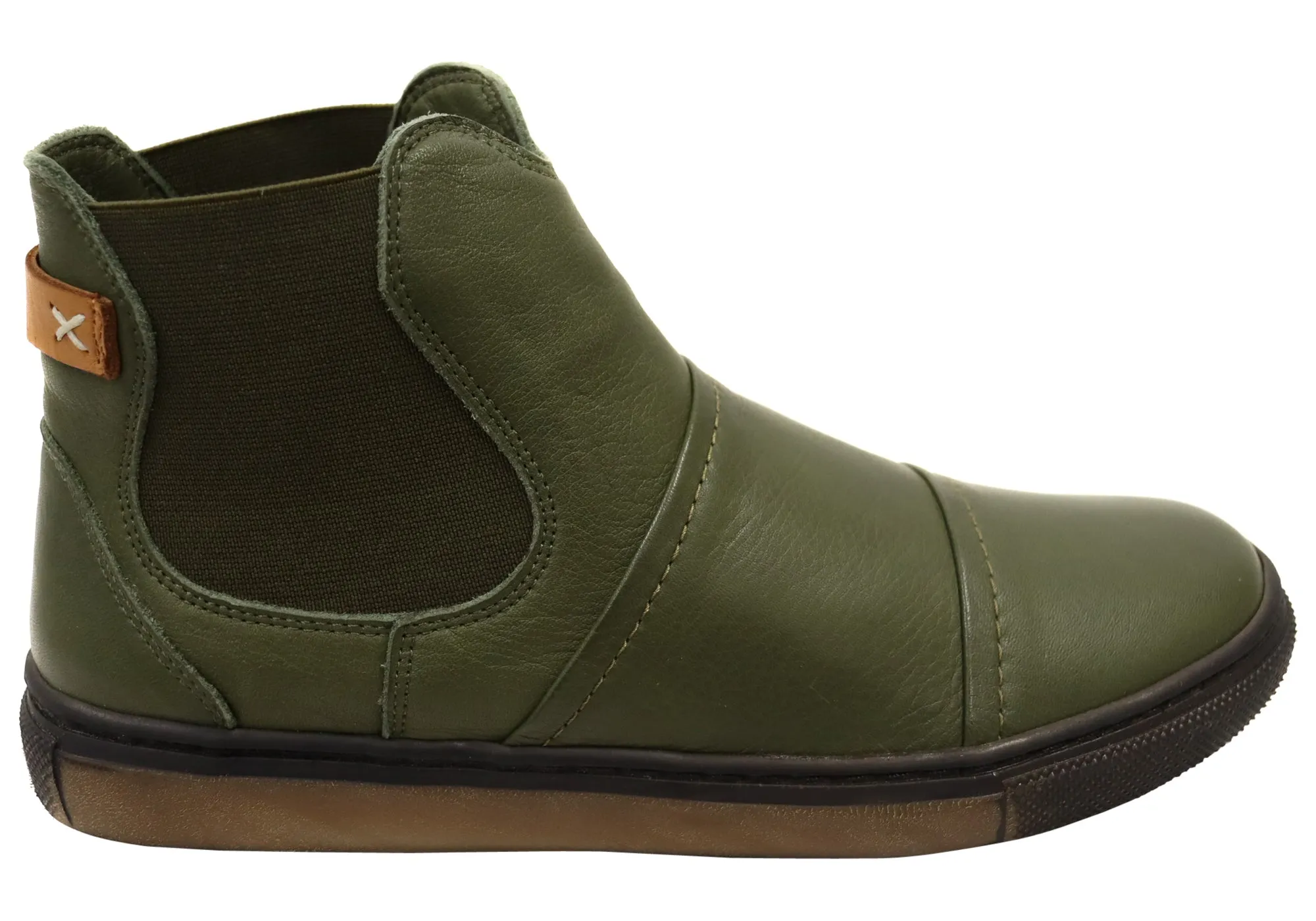 Orizonte Wilka Womens European Comfortable Leather Ankle Boots Fashionable Utility Ski Lodge