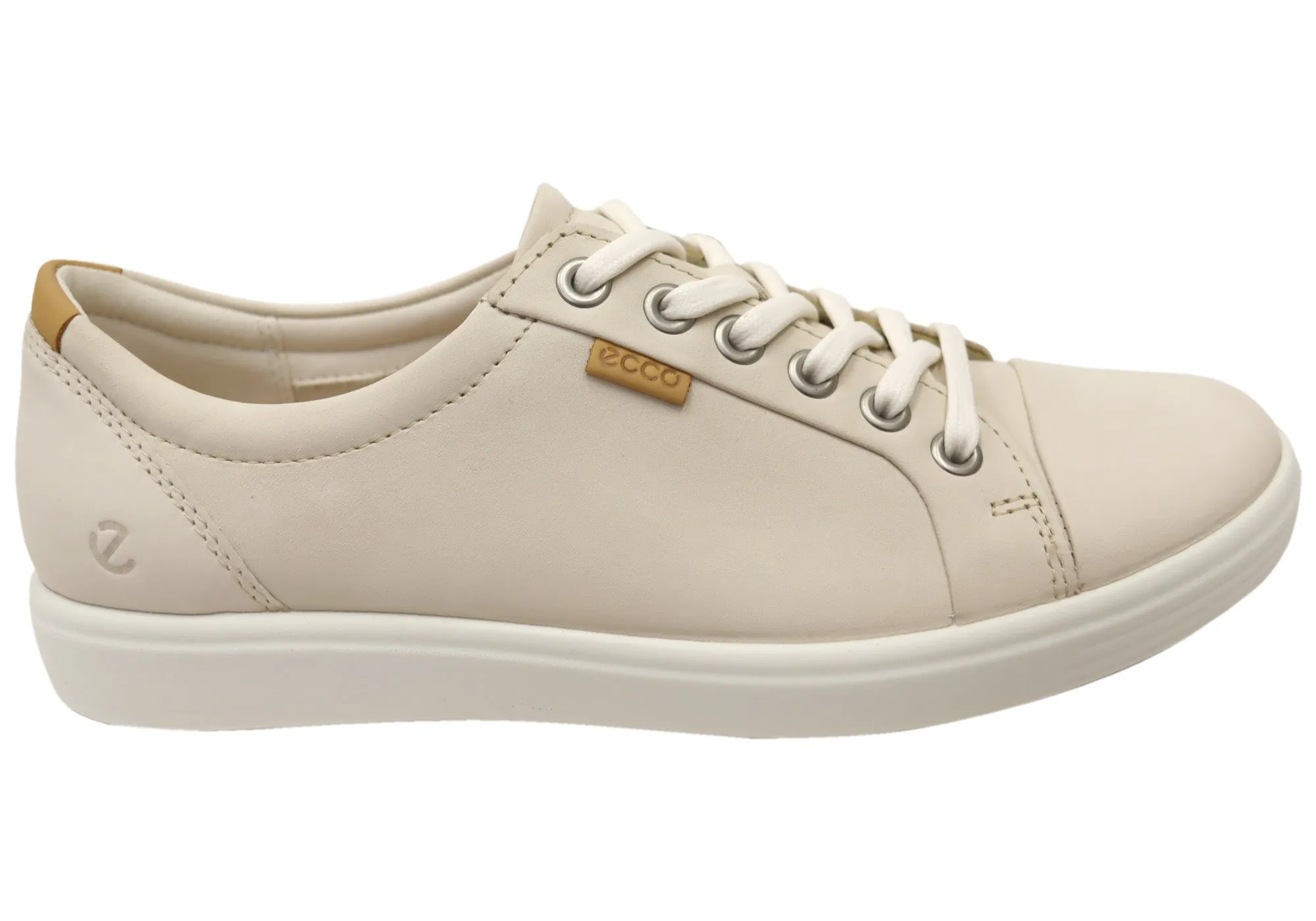 Stylish Option Thermoplastic Compound ECCO Womens Soft 7 Comfortable Leather Casual Lace Up Sneakers Shoes