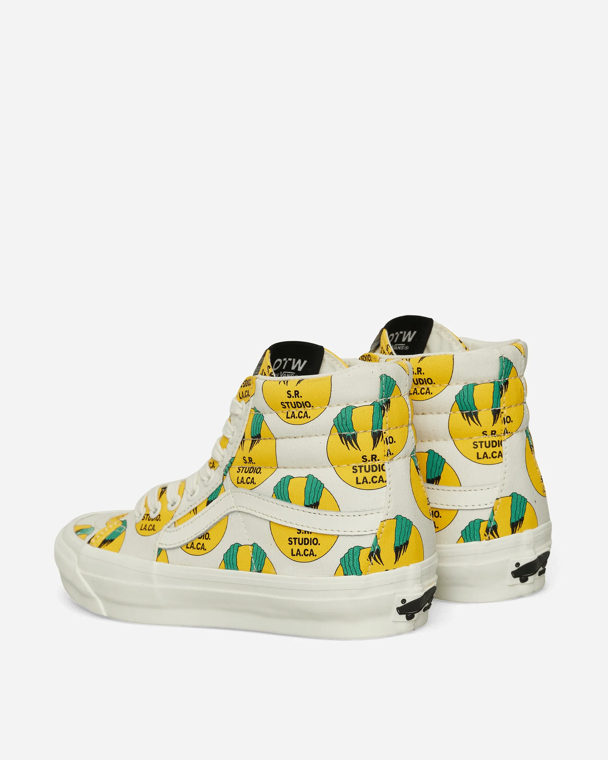 School Style Carry Easy S.R. STUDIO LA.CA. Sk8-Hi Reissue 38 Vibram Sneakers Marshmallow