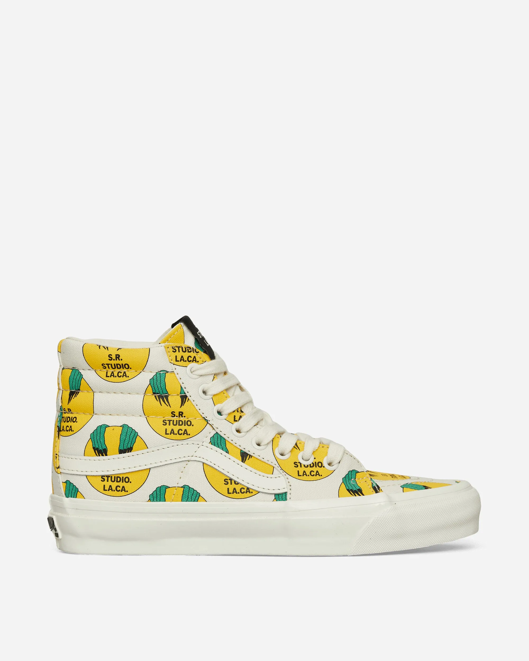 Fresh Drop Mesh Upper S.R. STUDIO LA.CA. Sk8-Hi Reissue 38 Vibram Sneakers Marshmallow