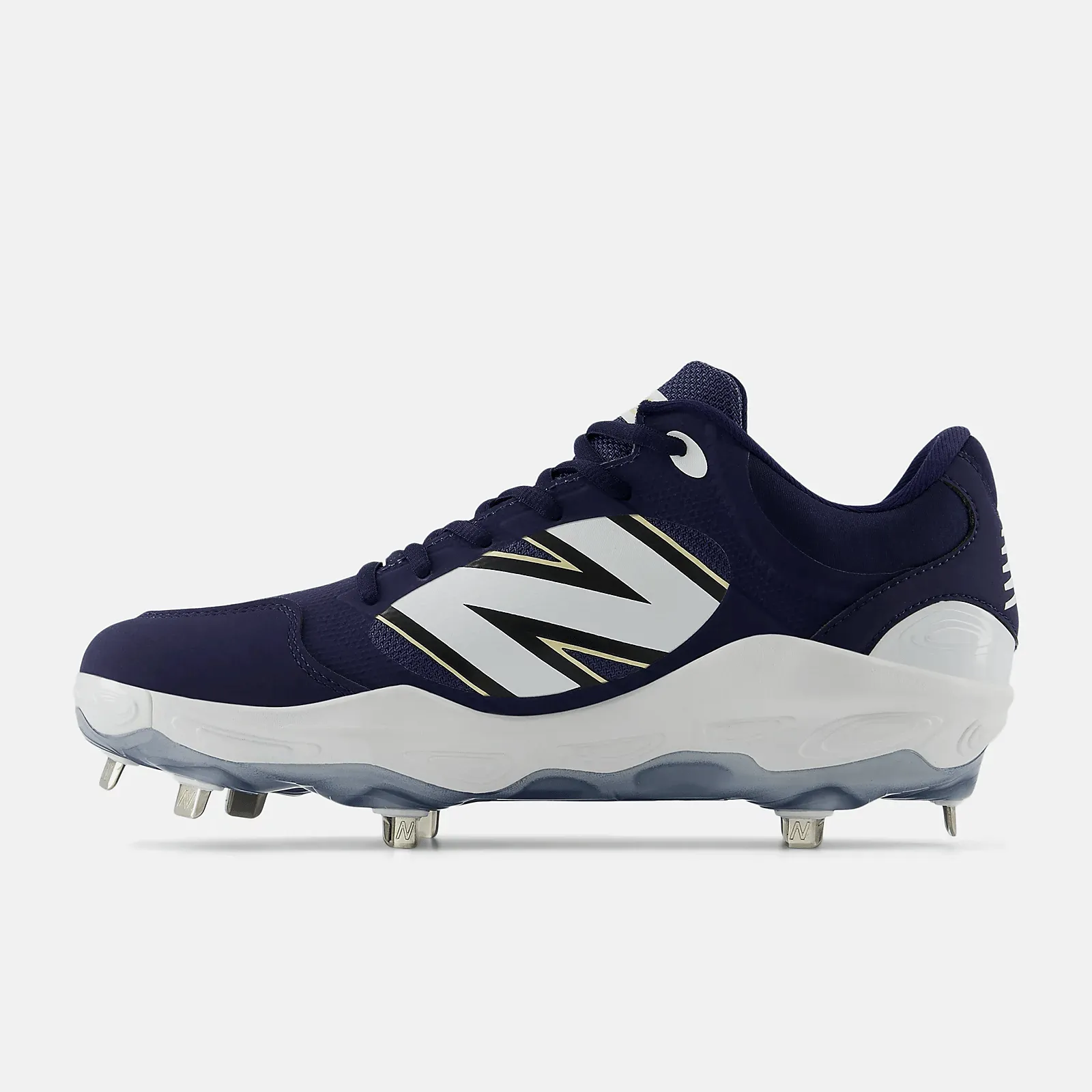 New Balance Men's Fresh Foam X 3000 v7 Metal Baseball Cleats - Navy - L3000TN7 Balance Fit