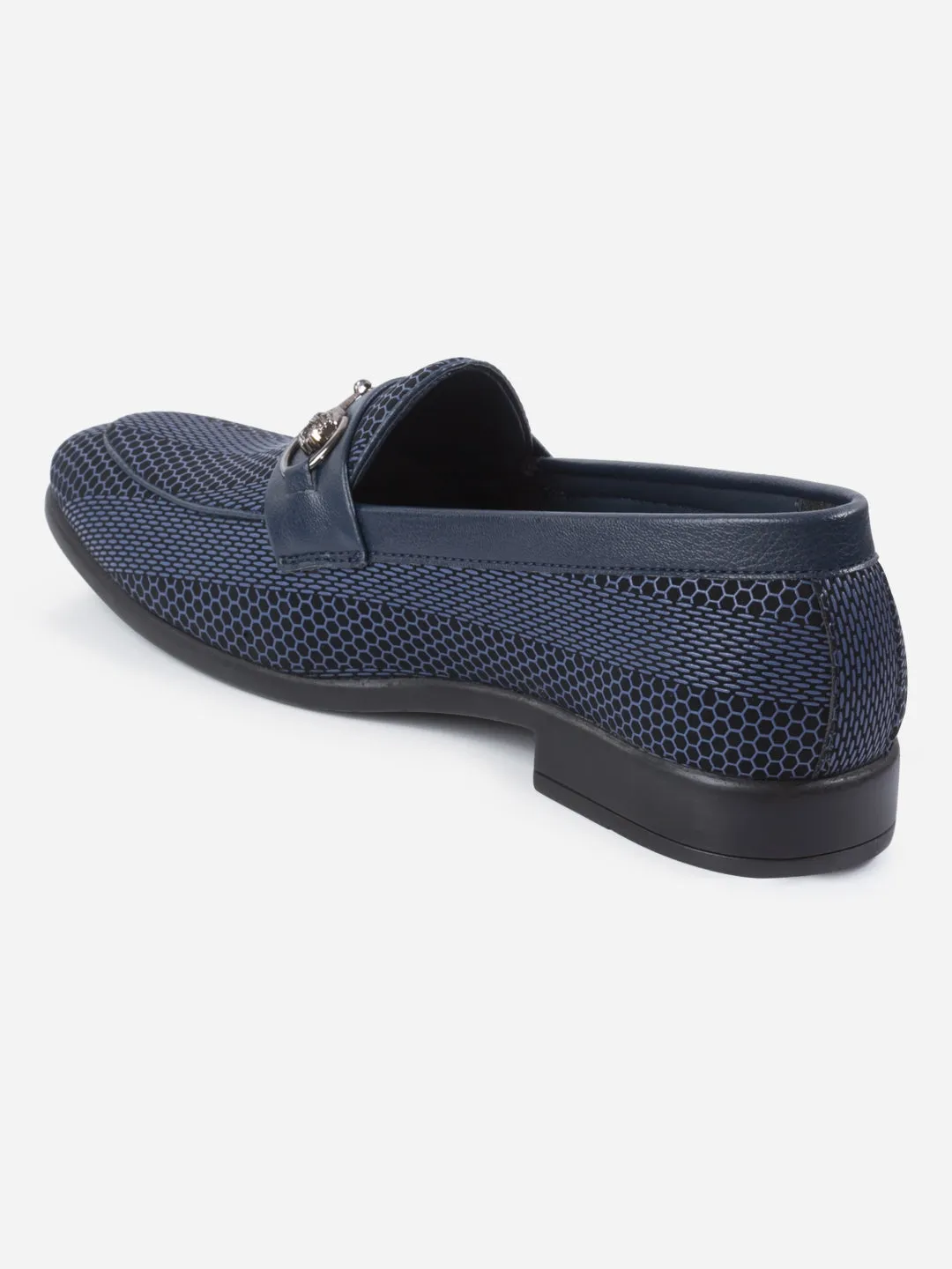 Men's Blue 3D Finish Fashion Slip On (IX1085) Chisel Tip