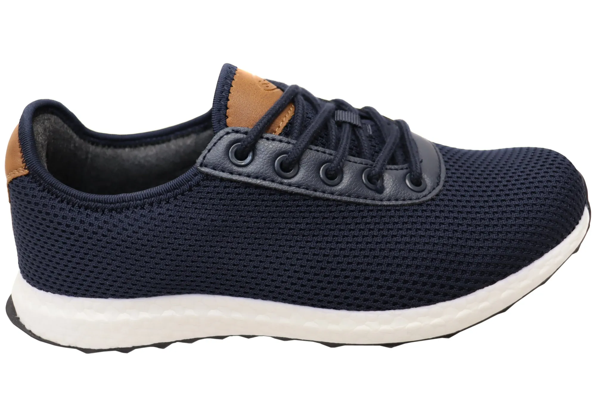 Scholl Orthaheel Mens Comfortable Freddie Sneakers Shoes Retro-inspired support