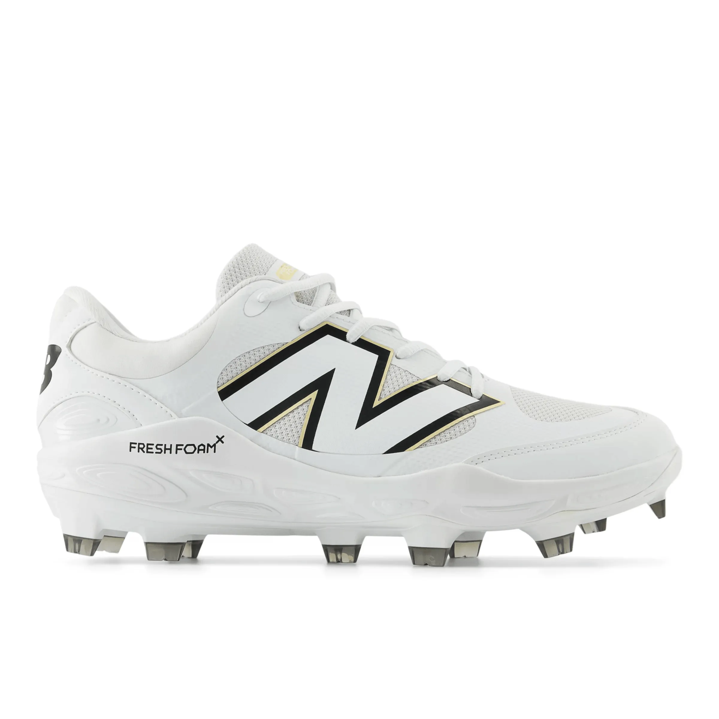 Queen Fit Training New Balance Men's Fresh Foam 3000 v7 Molded Baseball Cleats - White - PL3000W7
