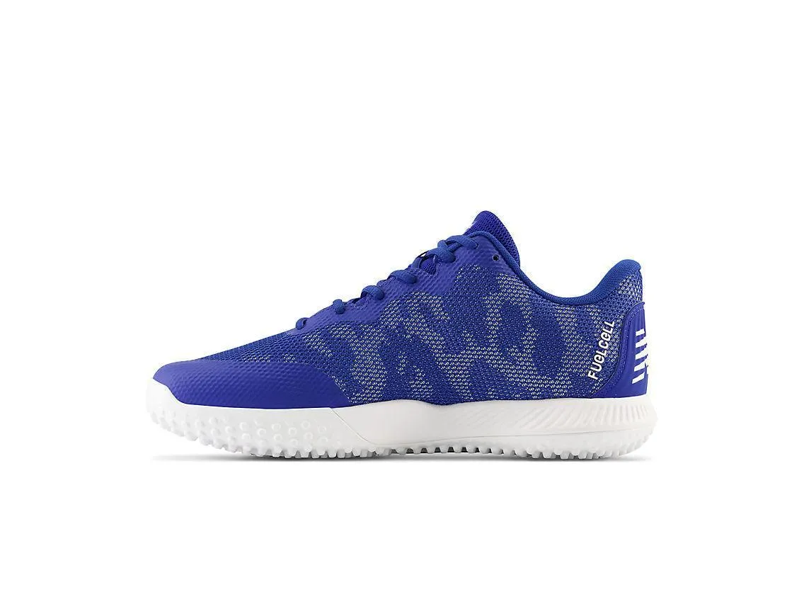 Work Life Kids Play New Balance Men's FuelCell 4040 V7 Turf Baseball Shoes - Team Royal / White - T4040TB7