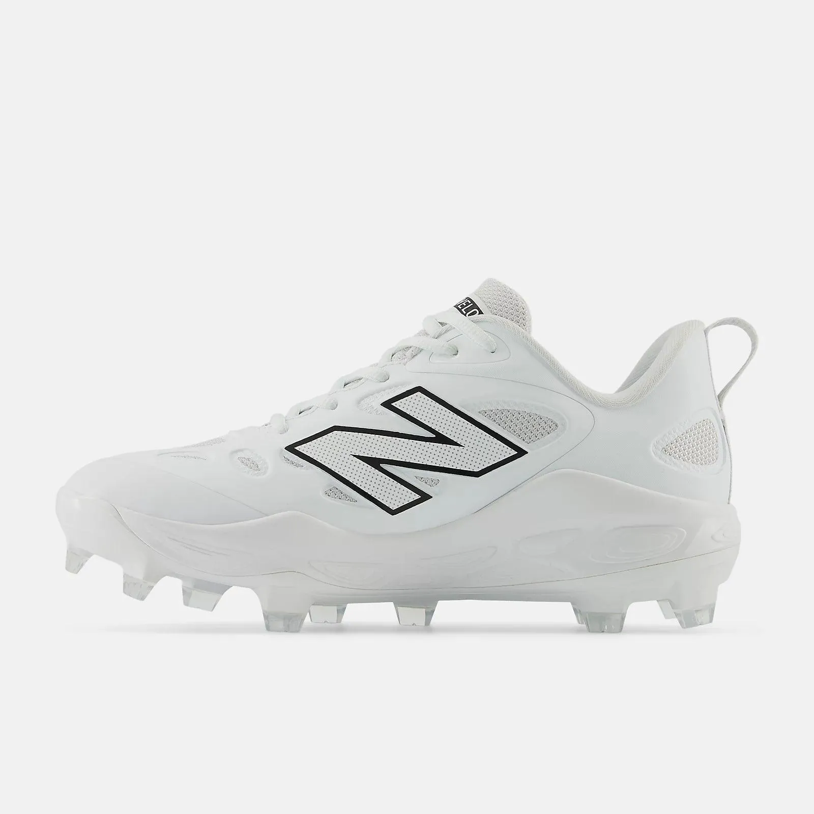 New Balance Women's Fresh Foam X Velo v4 Molded Softball Cleats - White SPVELOW4 On Trend Classic Chic