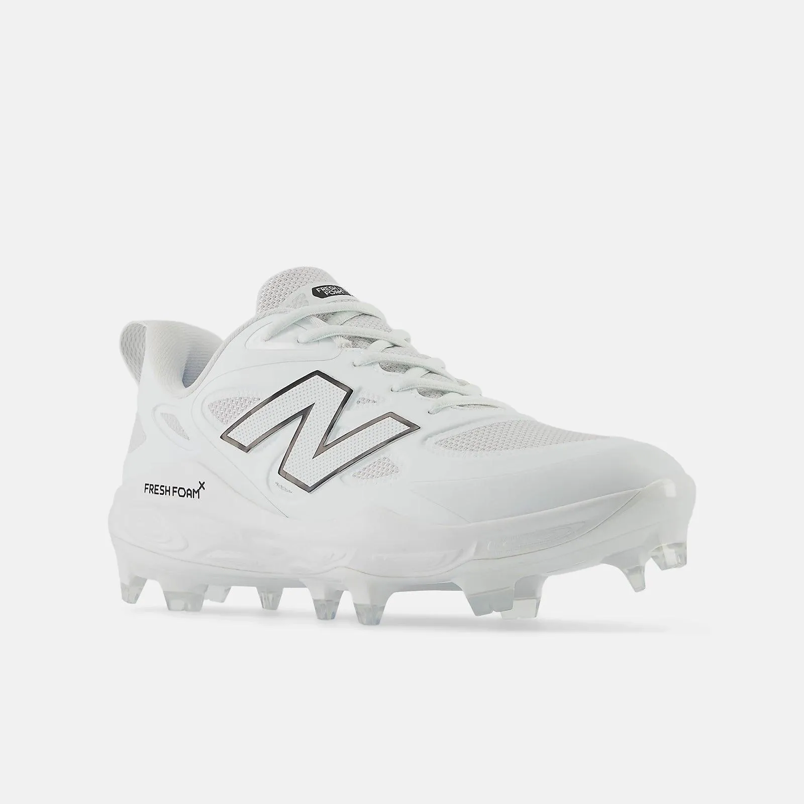 Adjustable Fit New Balance Women's Fresh Foam X Velo v4 Molded Softball Cleats - White SPVELOW4